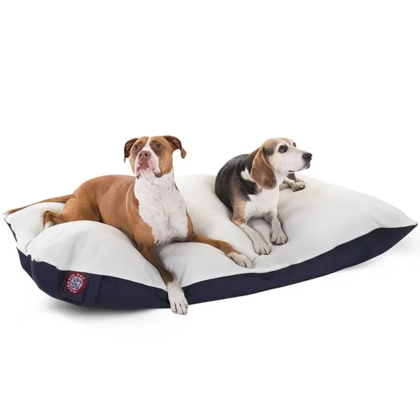 Luxurious Rectangular Pillow Dog Bed