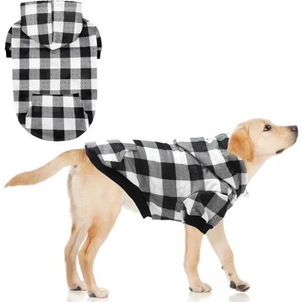 Plaid Dog Hoodie
