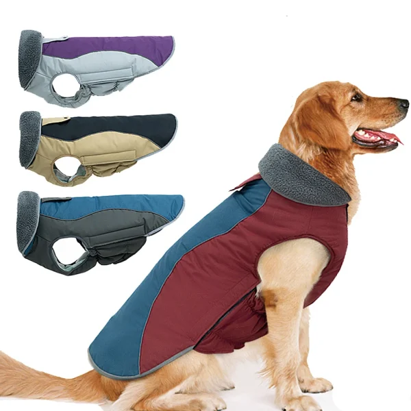 Pet Winter Reflective Jacket for Cold Weather